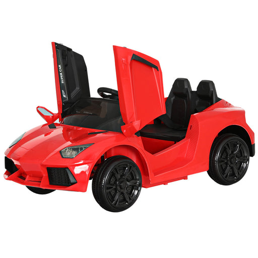 Rigo Kids Ride On Car Outdoor Electric Toys Battery Remote Control MP3 12V Red