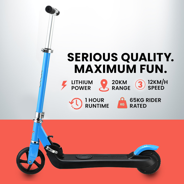 Rovo Kids 125W Foldable Kids Electric Scooter - Blue Media 2 of 9