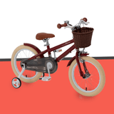 RoyalBaby 18-inch Vintage Style Kids Bike - Macaron Red