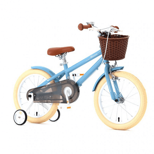 RoyalBaby 18-inch Vintage Style Kids Bike - Macaron Blue