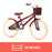 RoyalBaby 20-inch Vintage Style Kids Bike - Macaron Red