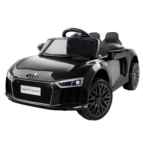 Audi R8 Licensed 12v Ride On Car - Black (Sport Drive Duo Bundle)