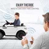 Rovo Kids 12v Electric Ride On Car with Remote - White