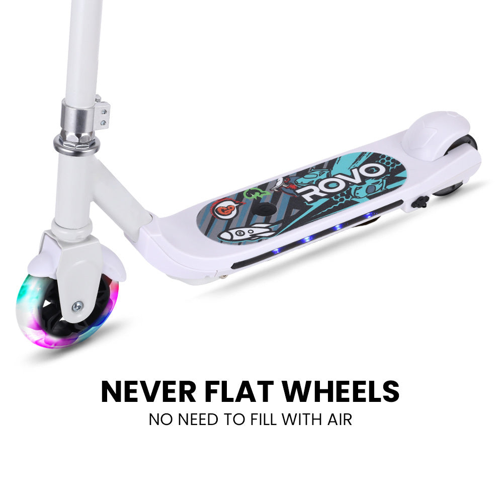 Rovo Kids WhizKid 22V Electric Scooter for Kids - White