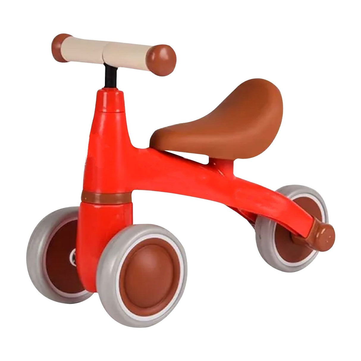 GOMINIMO 3 Wheels Carbon Steel Baby Balance Bike - Red