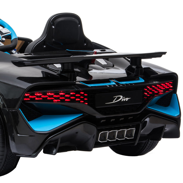 Kahuna Licensed Bugatti Divo Kids Electric Ride On Car - Black