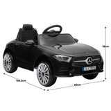 Kahuna Mercedes Benz CLS 350 Kids Electric Ride On Car with Remote Control - Black