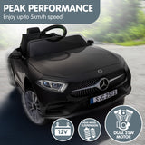 Kahuna Mercedes Benz CLS 350 Kids Electric Ride On Car with Remote Control - Black