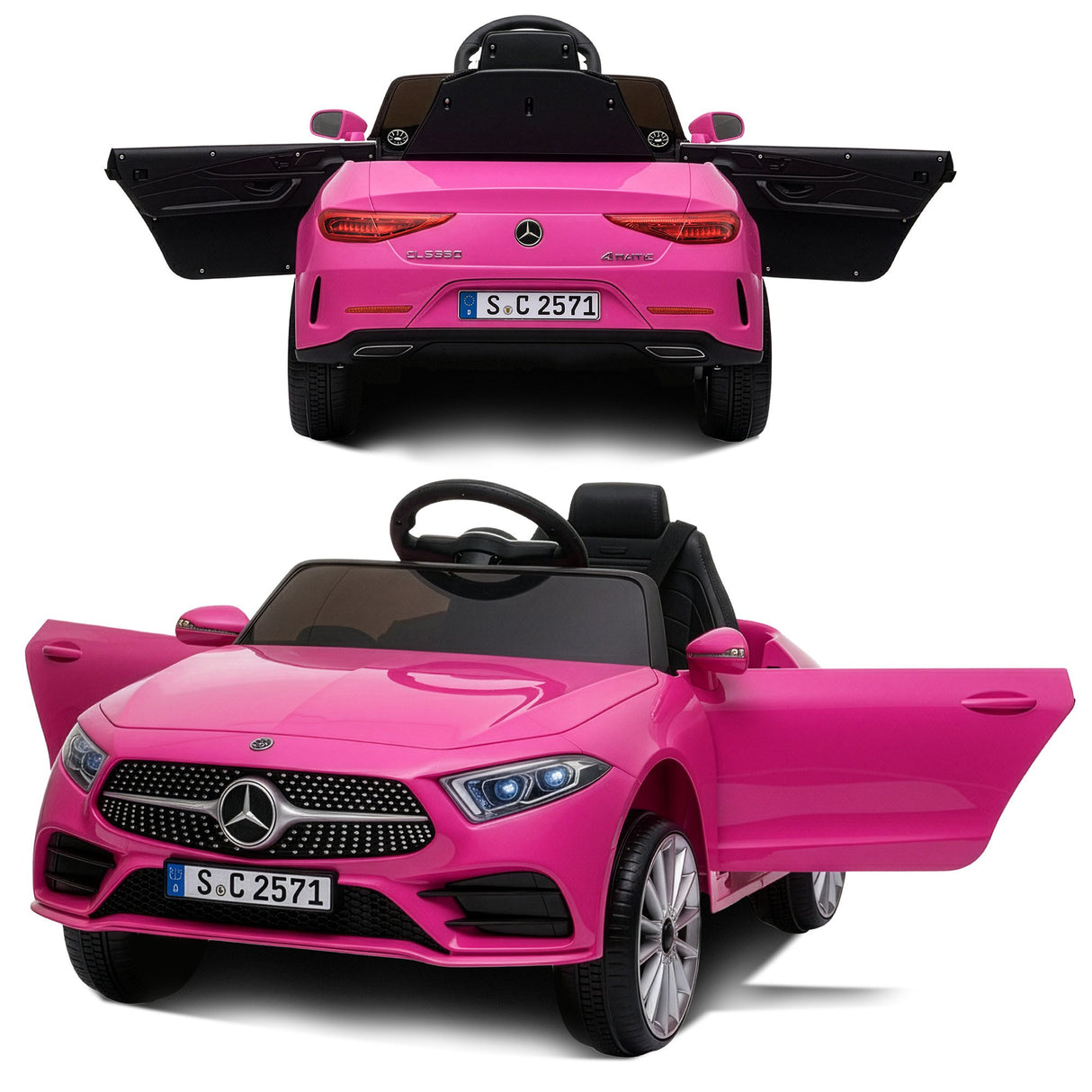 Kahuna Mercedes Benz CLS 350 Kids Electric Ride On Car with Remote Control - Pink