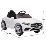 Kahuna Mercedes Benz CLS 350 Kids Electric Ride On Car with Remote Control - White