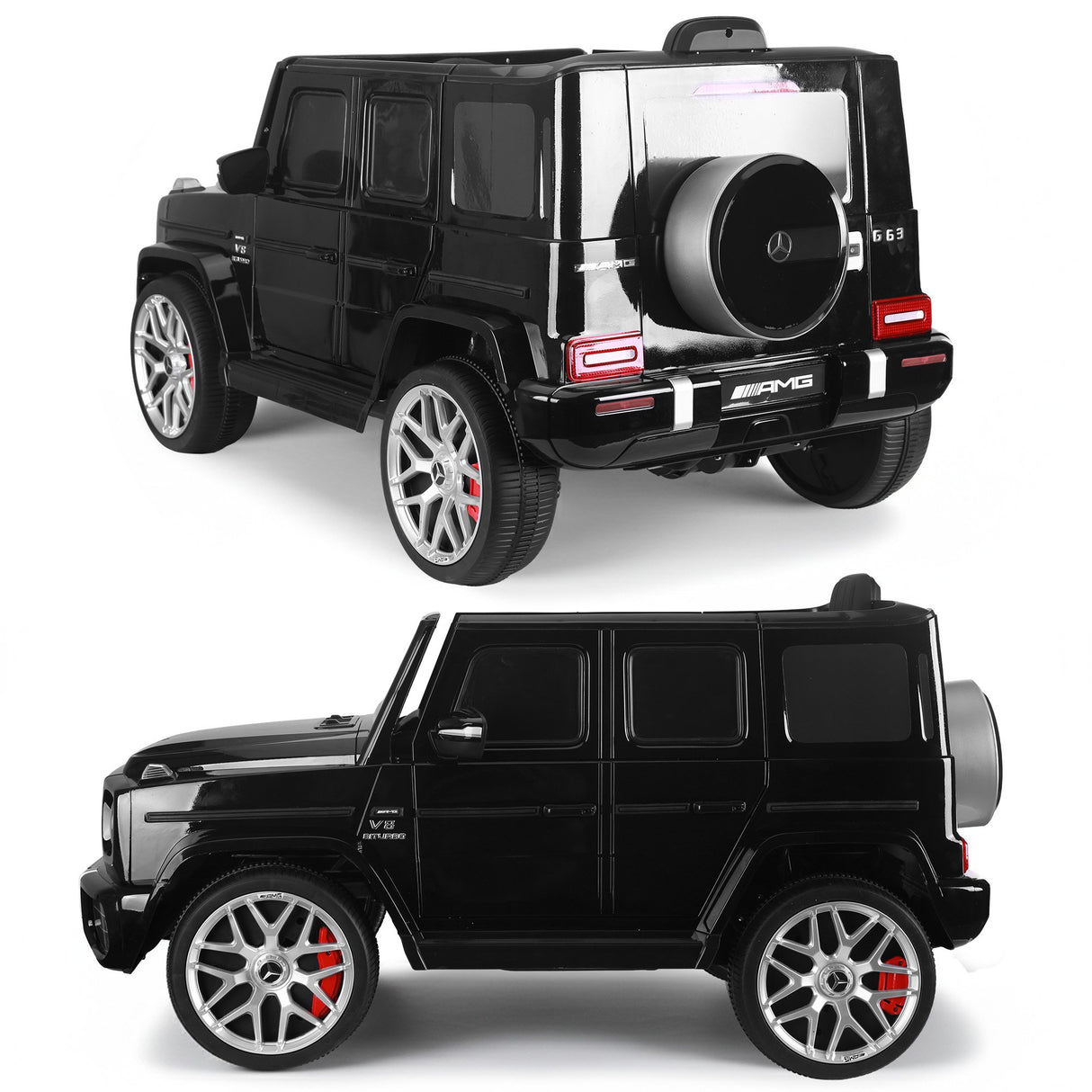 Kahuna Mercedes Benz AMG Licensed G63 Kids Electric Ride On Car Remote Control Dual 25W Motors Music Player LED Lights
