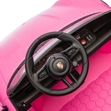 Kahuna Porsche Taycan Turbo S Kids Electric Ride On Car w/Remote Control 90W Four Wheel Suspension 2 Seater w/Seat Belt