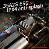 Off-road Remote Control Car - Electric 4wd Alloy Bigfoot - Red