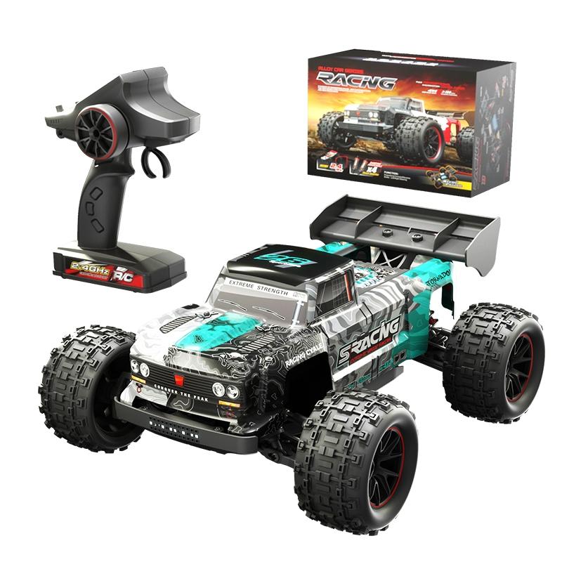 Off-road Remote Control Car - Electric 4wd Alloy Bigfoot - Green