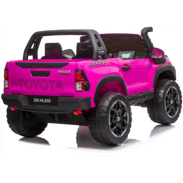 TOYOTA HILUX KIDS RIDE ON CAR 24V 800W 4 X 4 Ute – Pink