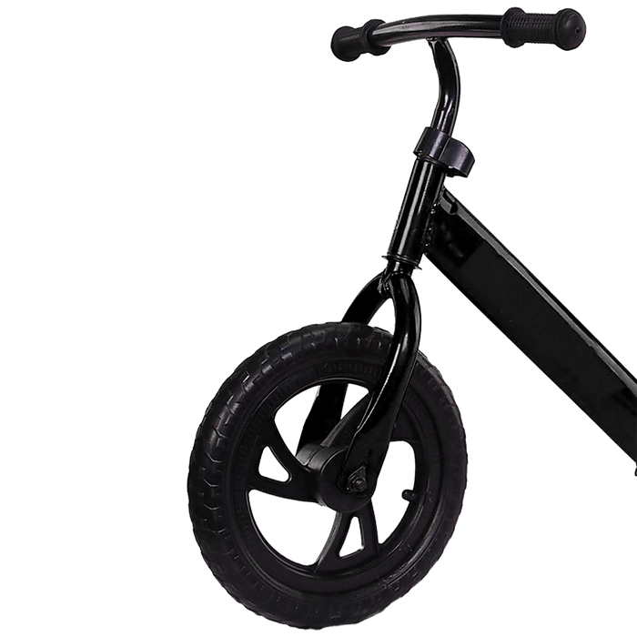 New Aim Lightweight Steel Kids Ride On Balance Bike - Black