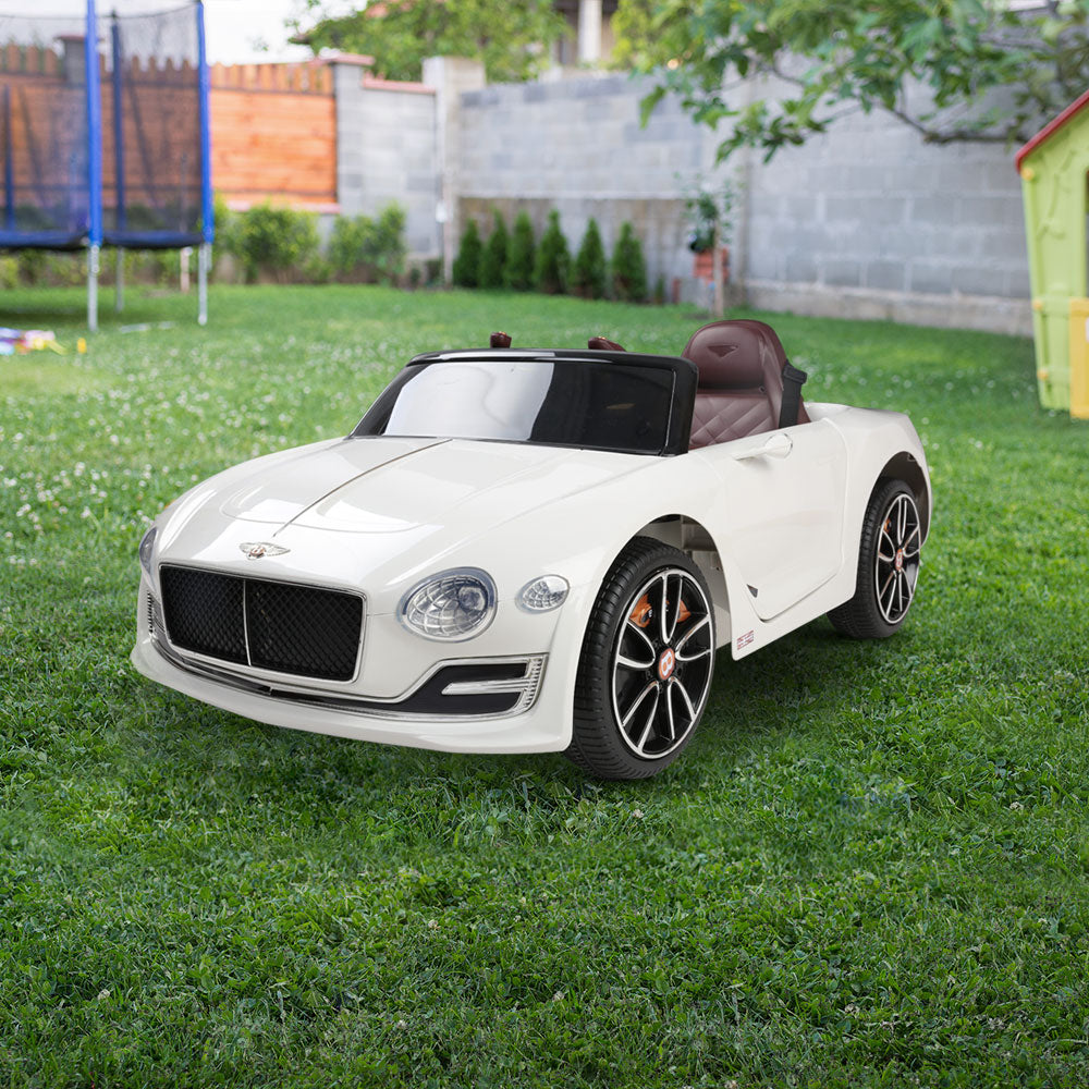 Bentley Style EXP12 Licensed 12v Electric Kids Ride On Car - White