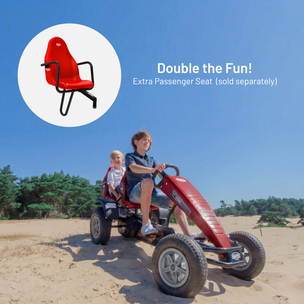 BERG Extra Passenger Seat Red for BFR and BFR 3 Series