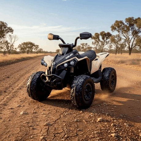 CAN-AM Renegade 24V Kids Electric ATV Ride On - Grey