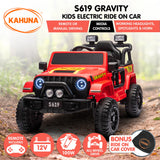 Kahuna S619 Gravity Kids Electric Ride On Car - Red