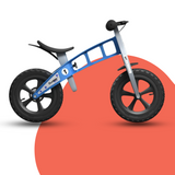 side view of FirstBIKE Lightweight Cross Balance Bike With Brake - Light Blue