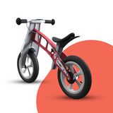 rear view of FirstBIKE Lightweight Street Balance Bike with Brake - Red