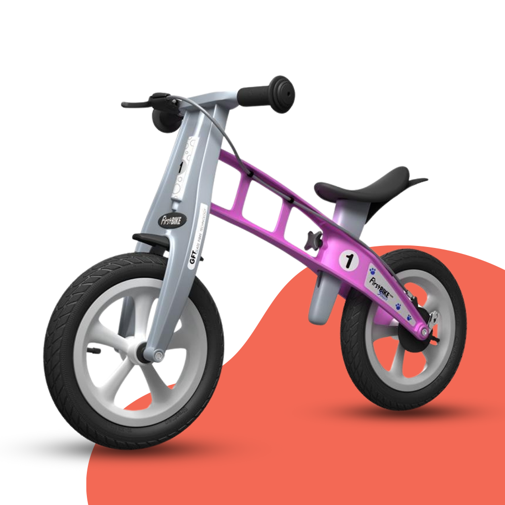 FirstBIKE Lightweight Street Balance Bike with Brake Pink Kids Car Sales