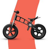 side view of FirstBIKE Limited Edition Balance Bike with Brake - Black