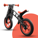 rear view of FirstBIKE Limited Edition Balance Bike with Brake - Orange