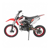 side view of GMX 125cc 4-Stroke Pro X Kids Dirt Bike - Red