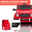 Kahuna 12v Licensed Mercedes Benz AMG G63 Kids Electric Ride On with Remote - Red