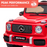front bumper of the Kahuna 12v Licensed Mercedes Benz AMG G63 Kids Electric Ride On with Remote - Red