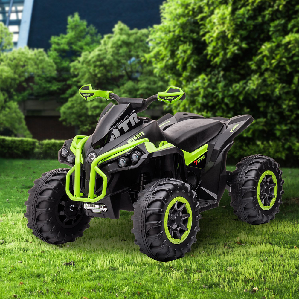 quad bike ATV on the greeny grass outdoor