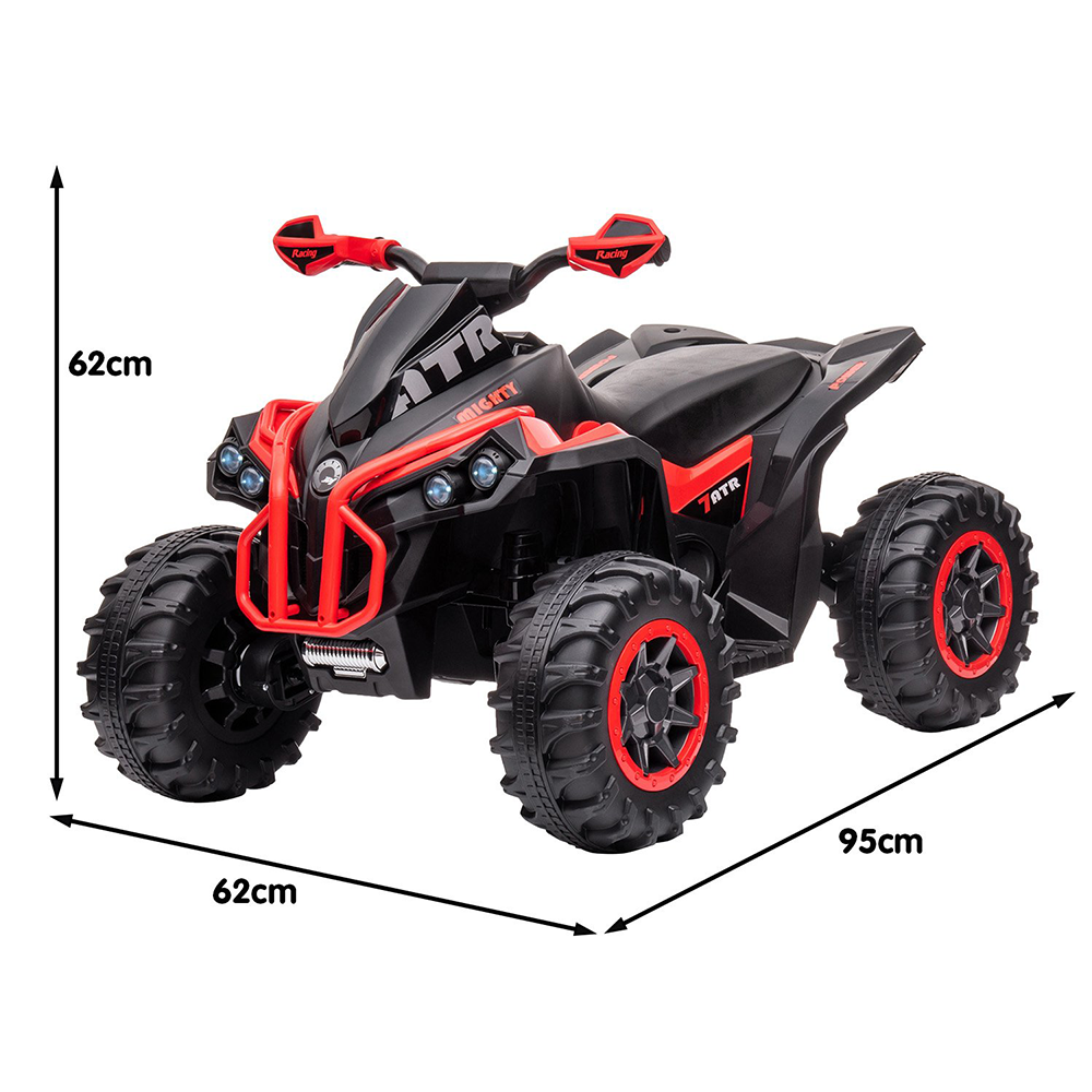 Kahuna GTS99 Kids Electric Ride On Quad Bike Toy ATV 50W - Red