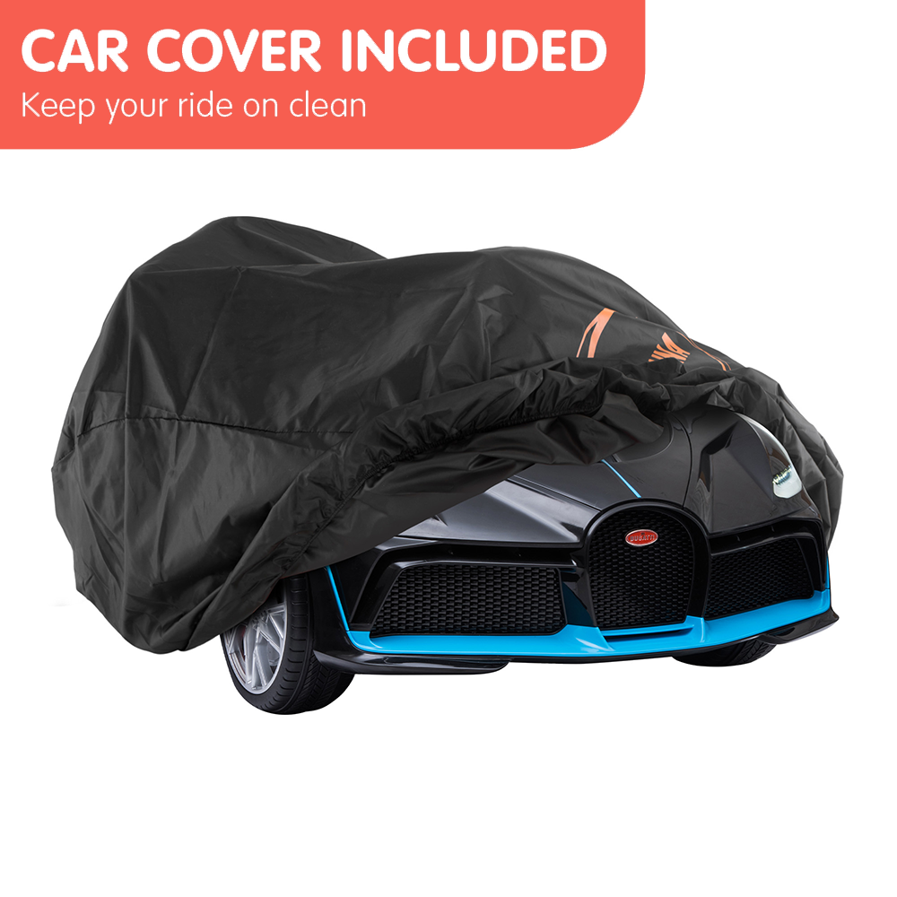 car cover of Kahuna Licensed Bugatti Divo Kids Electric Ride On Car - Black