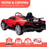 Kahuna Licensed Bugatti Divo Kids Electric Ride On Car - Red