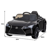 Kahuna Licensed Lexus LC 500 Kids Electric Ride On Car - Black