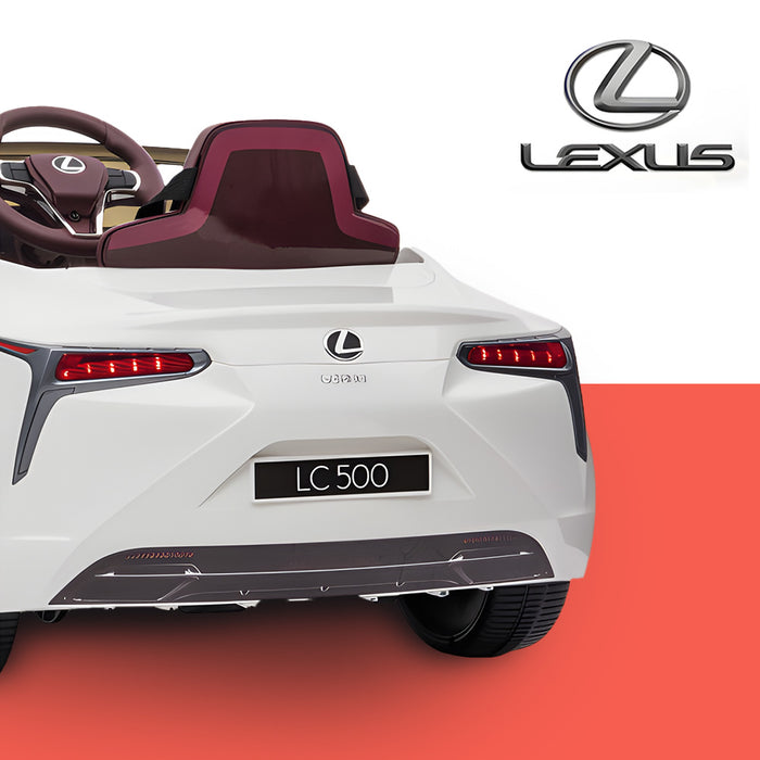 Kahuna Licensed Lexus Lc 500 Kids Electric Ride On Car - White
