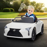 Kahuna Licensed Lexus Lc 500 Kids Electric Ride On Car - White