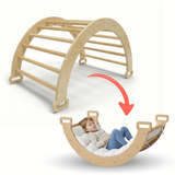 Kids Car Sales 3-in-1 Wooden Climbing Set