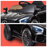 Licensed Mercedes GTR 12 Kid Electric Ride-on Car with Remote - Black