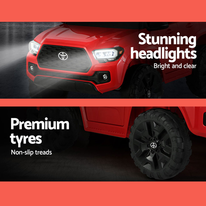 headlights on and rubber tyres
