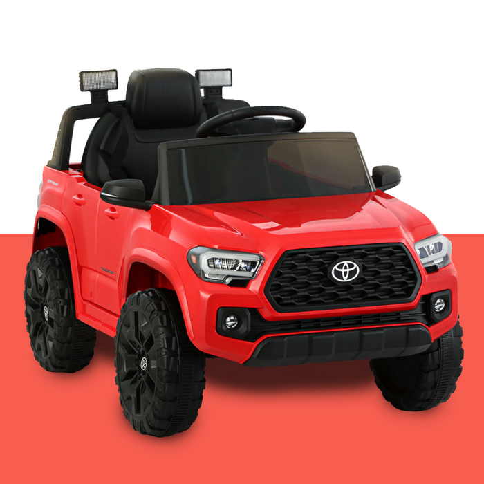 Licensed Toyota Tacoma 12v Off Road Kids Electric Ride On with Remote - Red