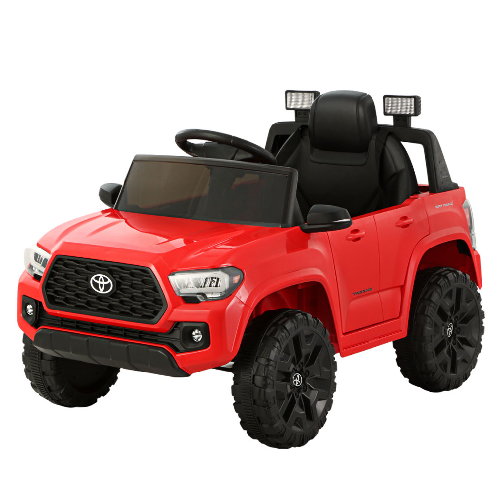 Licensed Toyota Tacoma 12v Off Road Kids Electric Ride On with Remote - Red