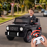Licensed Mercedes-Benz AMG G63 12V Kids Electric Ride On Car w/ Remote - Black