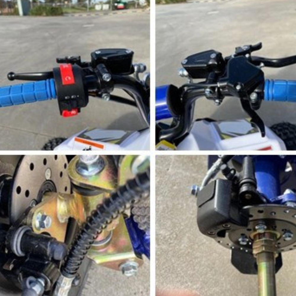 MJM 125cc 1+1 Petrol Powered Kids Sports Quad Bike - Pink