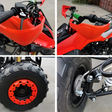 MJM 125cc 3+1 Petrol Powered Kids Sports Quad Bike - Red