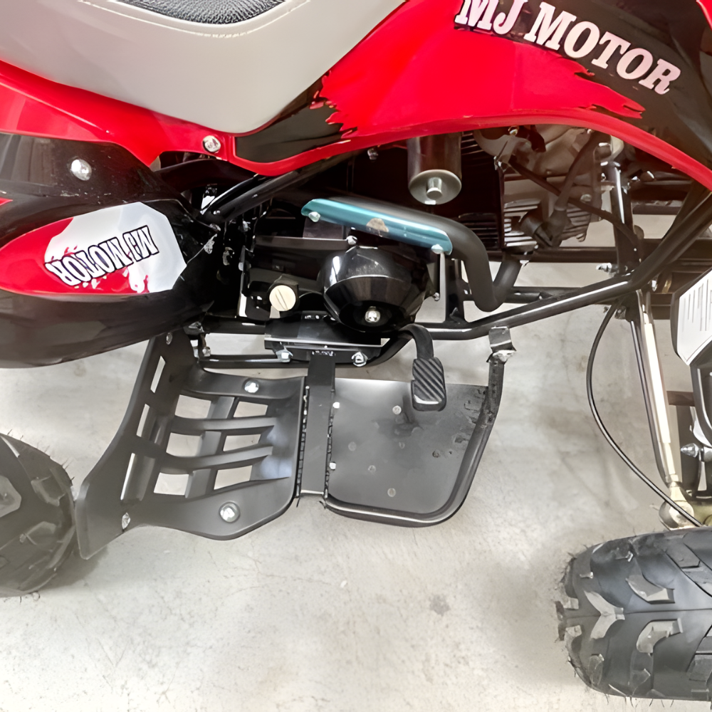 MJM 125cc 3+1 Petrol Powered Kids Sports Quad Bike - Red