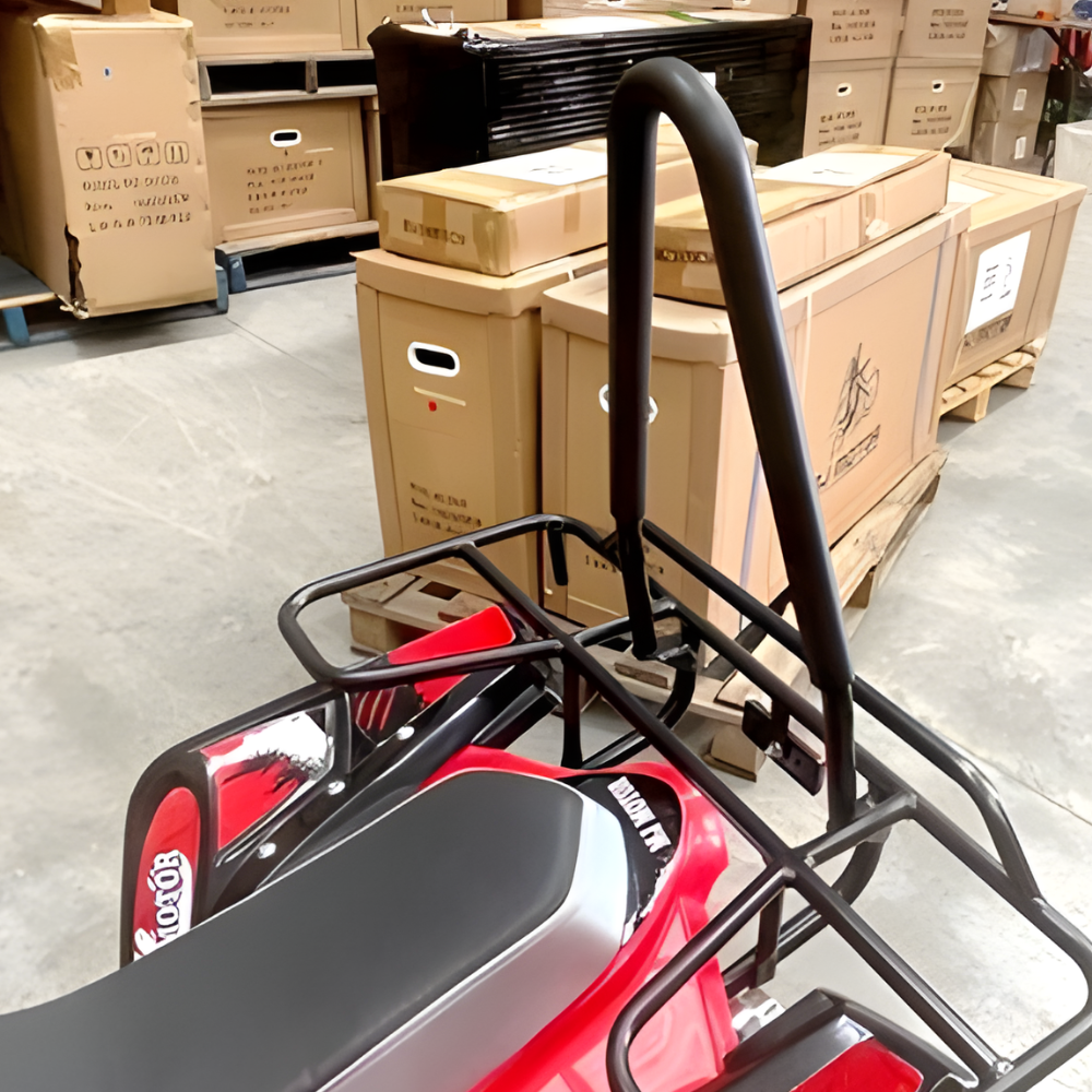 MJM 125cc 3+1 Petrol Powered Kids Sports Quad Bike - Red