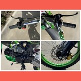 parts of MJM 125cc BigFoot Petrol Powered 4-Stroke Kids Dirt Bike - Green